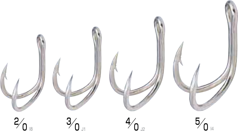 Owner DH41 Double Hook-sizes
